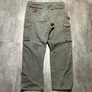 Wrangler Riggs Faded Green Carpenter Pants Men’s 38x32